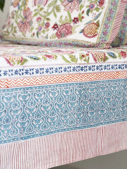 Floral Maze - Bedsheet