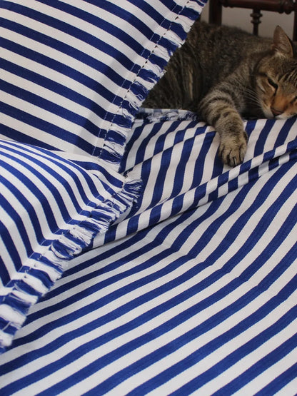 Stripes and Style Bed Cover