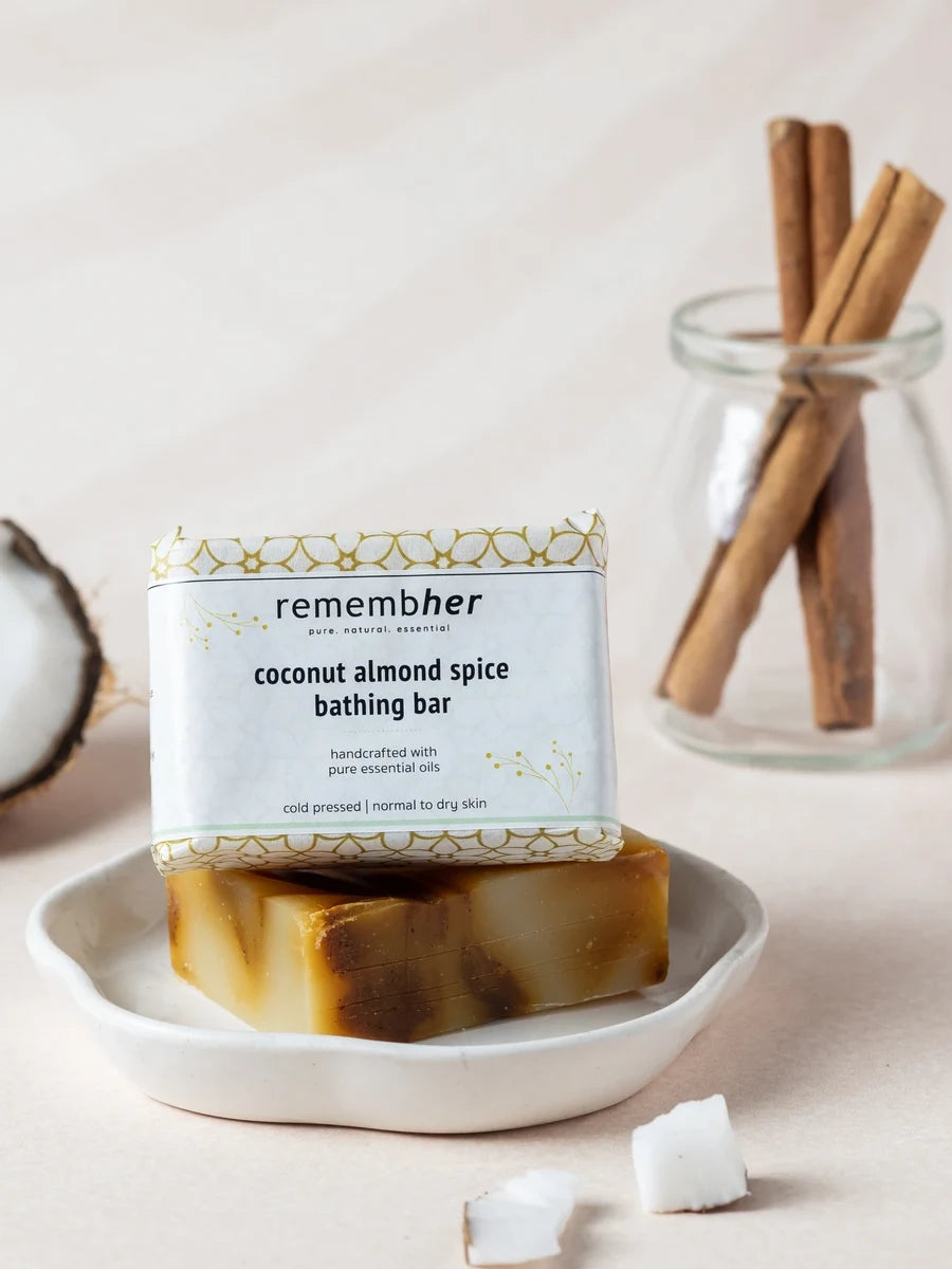 Coconut Almond Spice Exfoliating Bathing Bar