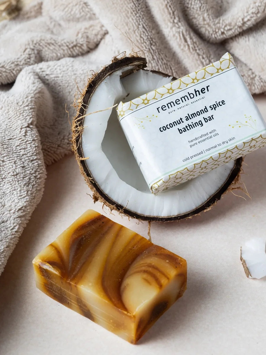 Coconut Almond Spice Exfoliating Bathing Bar