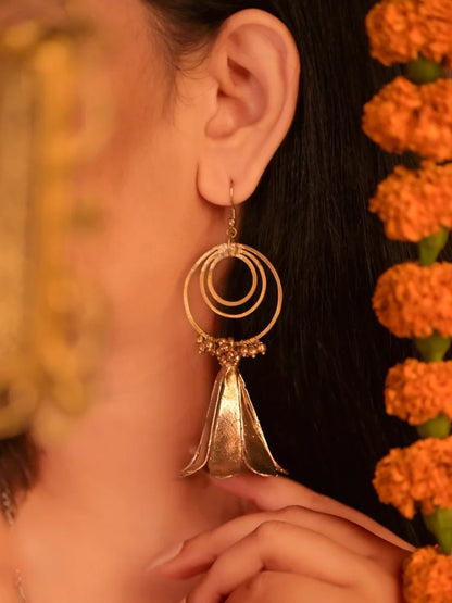 Miharu Statement Floral Earring