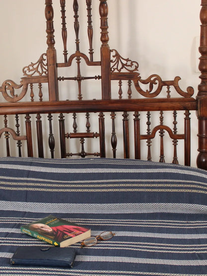 Stripes and Style Bed Cover