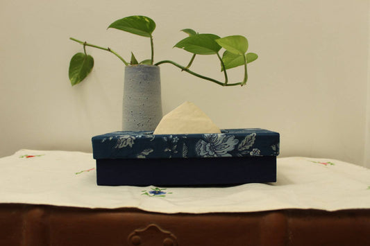 Tissue Box - Indigo Hues