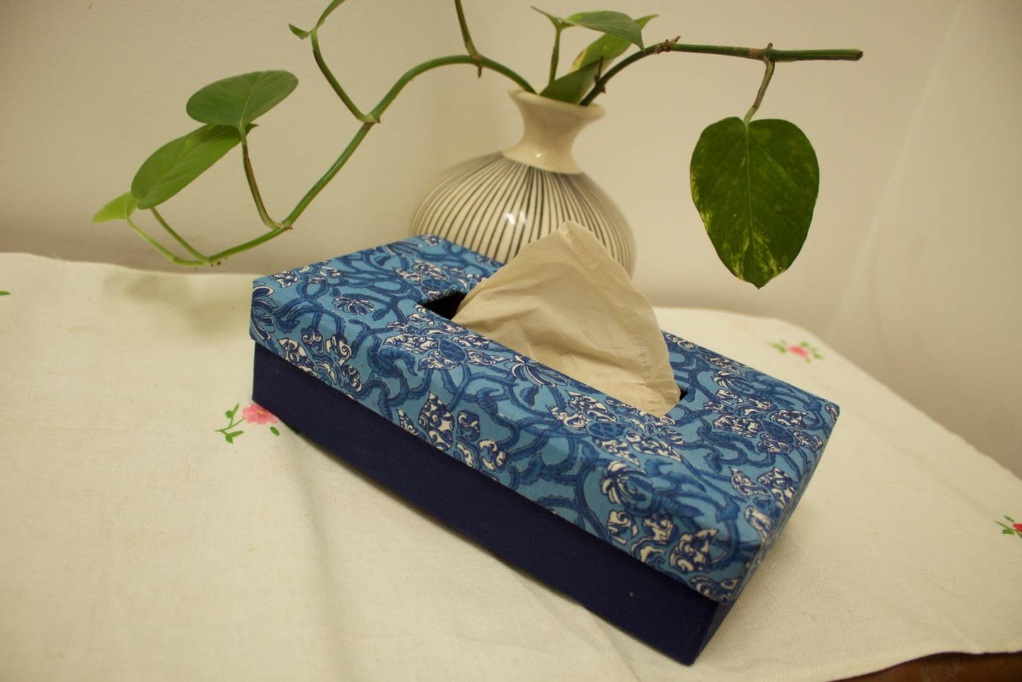 Tissue Box - Blue Skies