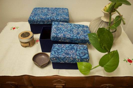 Storage Boxes - Blue Skies