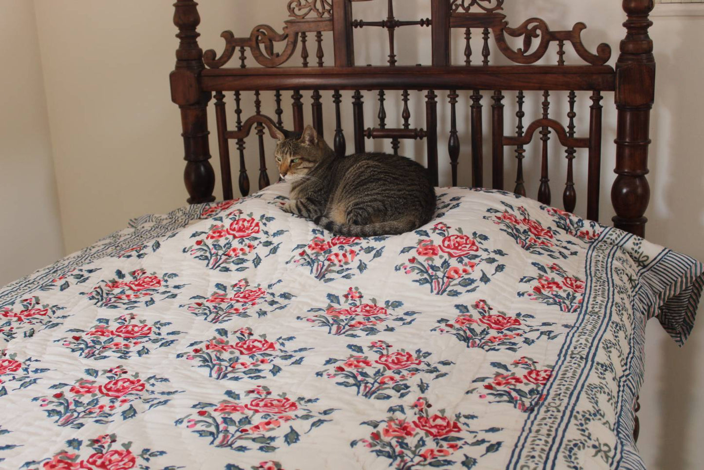 Quilt / Razai- Rose Garden